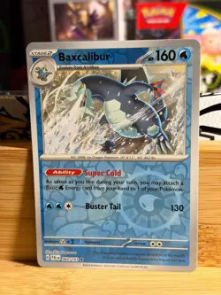 BAXCALIBUR 060/193 Paldea Evolved R Reverse Holo Pokemon TCG NM - Image 1
