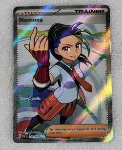 Nemona 229/091 NM/M Paldean Fates PAF Full Art Pokemon TCG - Image 1