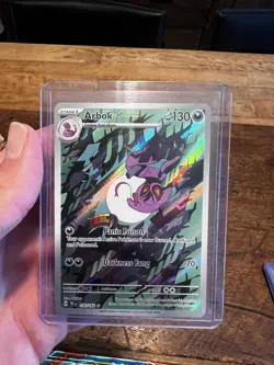 Pokemon TCG Temporal Forces #176/162 Arbok Illustration Rare - Image 1