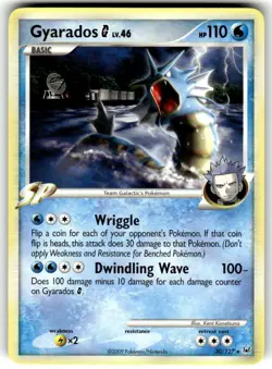 Damaged Gyarados [G] - 30/127 - Rare Pokemon Platinum - Image 1