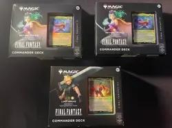MTG Magic the Gathering Final Fantasy Limit Break + 2 Revival Trance Decks - Image 2