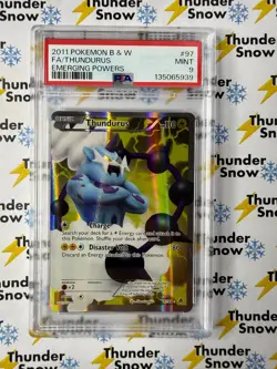 Thundurus #97 Emerging Powers 2011 Pokemon B & W PSA 9 - Image 1