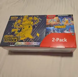 Pokemon TCG Surging Sparks ETB + Booster Bundle Costco Factory Sealed - New - Image 1