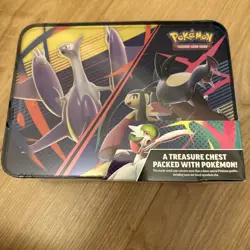 Pokemon TCG - Collector Tin Chest Mega Gardevoir & Mega Lucario Sealed & New - Image 5