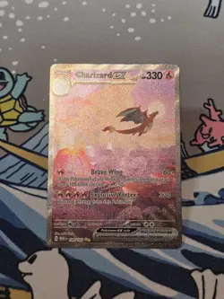 Pokemon TCG Charizard EX 199/165 SV 151 Special Illustration Rare LP - Image 2