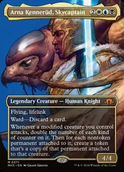 Near Mint x 1 Arna Kennerud, Skycaptain - Foil - Borderless Modern Horizons 3 Va - Image 1