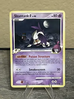Skunktank G 94/127 2009 Pokemon TCG Platinum Team Galactic Regular MP - Image 1