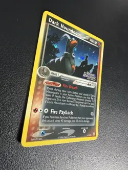 Pokemon TCG Dark Houndoom EX Team Rocket Returns 37 Reverse Holo Uncommon NM - Image 3