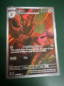 Scizor 205/197 Pokemon Obsidian Flames Illustration Rare Alt Art Full Art IR - Image 2