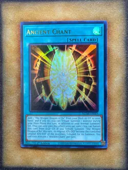 Yugioh Ancient Chant MZMI-EN069 Ultra Rare 1st Ed NM - Image 1