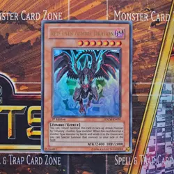 1x Red-Eyes Zombie Dragon - Ultra Rare - SDZW-EN001 - 1st Ed - LP - Image 1