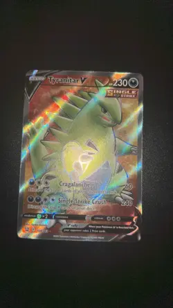 Tyranitar V 154/163 Pokemon Tcg Battle Styles Ultra Rare Near Mint - Image 1