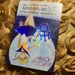 URANUS Sailor Moon CRYSTAL MOON edition Goddess Beauty Anime Foil Girl Card - Image 3
