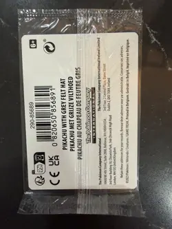 PIKACHU VAN GOGH WITH GREY FELT HAT PROMO POKEMON CARD-SEALED *READ DESCRIPTION - Image 2