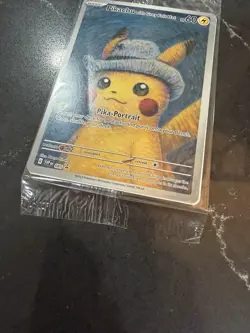PIKACHU VAN GOGH WITH GREY FELT HAT PROMO POKEMON CARD-SEALED *READ DESCRIPTION - Image 3