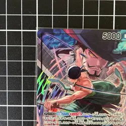 Roronoa Zoro OP12-020 L Alt Art JPN - Legacy Of The One Piece Card Game - Image 3