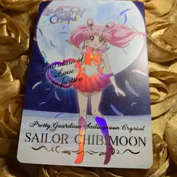 CHIBIMOON Sailor Moon CRYSTAL MOON edition Goddess Beauty Anime Foil Girl Card - Image 2