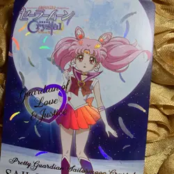 CHIBIMOON Sailor Moon CRYSTAL MOON edition Goddess Beauty Anime Foil Girl Card - Image 3