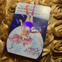 CHIBIMOON Sailor Moon CRYSTAL MOON edition Goddess Beauty Anime Foil Girl Card - Image 4