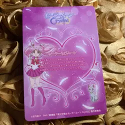 CHIBIMOON Sailor Moon CRYSTAL MOON edition Goddess Beauty Anime Foil Girl Card - Image 5