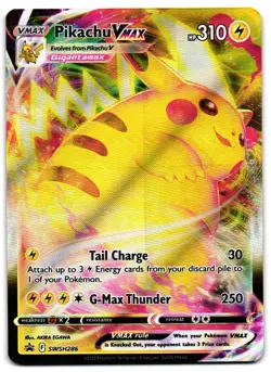 Pikachu VMAX SWSH286 - SWSH Black Star Promo Pokemon TCG - NM Card - Image 1