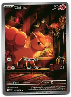 Vulpix 138/132 - Mega Evolution Illustration Rare Pokemon TCG - NM Card - Image 1