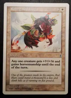 MTG Portal Three Kingdoms - Riding Red Hare - English - Mint - Never Played - Image 1
