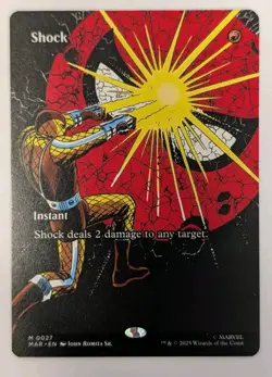 Shock (Borderless) Marvel Universe Eternal-Legal - MTG MYTHIC - Image 1