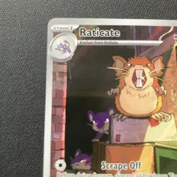 Pokemon TCG Raticate 099/088 Illustration Rare Perfect Order pack fresh 2 - Image 2