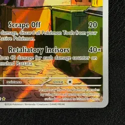 Raticate 099/088 Illustration Rare Holo Perfect Order Pokemon TCG Card - NM/M - Image 5