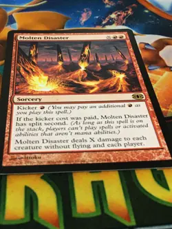 C5455 MAGIC MTG FUTURE SIGHT MOLTEN DISASTER #102 MP RARE - Image 2