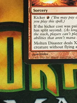 C5455 MAGIC MTG FUTURE SIGHT MOLTEN DISASTER #102 MP RARE - Image 4