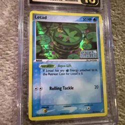 Pokemon Lotad 55/100 - EX Crystal Guardians Reverse Holo Stamped - PRISTINE 10 - Image 2