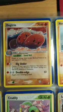 Dugtrio Holo 5/100 Ex Crystal Guardian Pokemon TCG ENG - Image 1