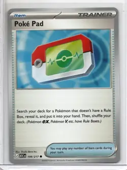 Poke Pad 198/217 ASC Pokemon TCG Ascended Heroes NM Trainer - Image 1