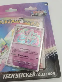 Pokemon TCG Prismatic Evolutions Tech Sticker Collection - Sylveon ✨ - Image 2