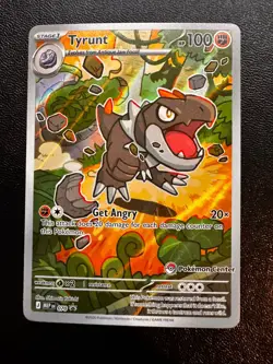 Tyrunt 070/108 Evolutions: Reverse Holo Rare Pokemon center exclusive - Image 1
