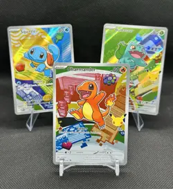Pokemon First Partner Collection Kanto Set Charmander Squirtle #37, 38, 39 - Image 1