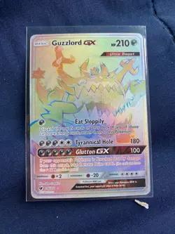 Pokemon Guzzlord GX 116/111 Secret Rare Full Art Holo Sm-Crimson Invasion - Image 1