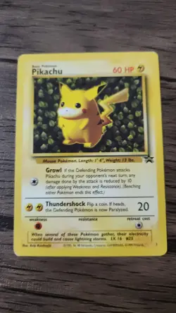 Pokemon Pikachu 1 Promo Wizards Black Star Promos Pokemon A - Image 1