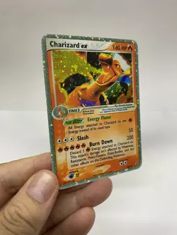 Charizard EX Gold Metal Pokemon Card-Collectible Gift Display！Christmas ee - Image 1