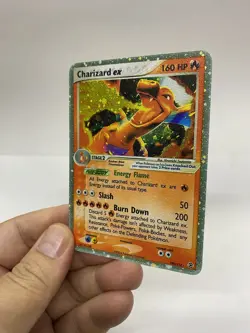Charizard EX Gold Metal Pokemon Card-Collectible Gift Display！Christmas ee - Image 3
