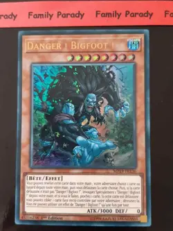 Danger ! Bigfoot ! MP19-FR136 Carte Yu-Gi-Oh! Ultra Rare neuve francais - Image 1