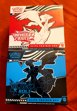 New Sealed Pokemon Black Bolt & White Flare Elite Trainer Box ETB Scarlet Violet - Image 1