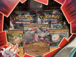 Pokemon TCG Annihilape EX Promo foil card. Manky and Primeape. PROMO BOX. - Image 1
