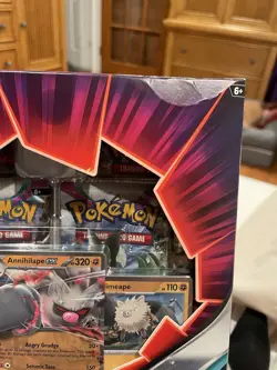 Pokemon TCG Annihilape EX Promo foil card. Manky and Primeape. PROMO BOX. - Image 4