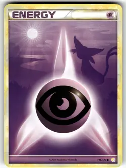 Psychic Energy 119/123 HeartGold SoulSilver LP Pokemon Card TCG - Image 1