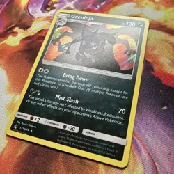 Pokemon TCG Greninja Holo Rare Card Unbroken Bonds 117/214 NM - Image 2