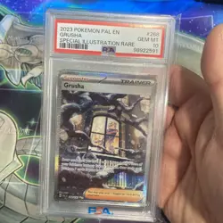 Pokemon TCG Grusha Paldea Evolved Trainer Holo Card 268/193 Psa 10 - Image 3