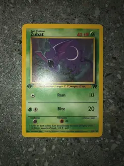Pokemon TCG Cards 1st Edition Zubat 70/82 Team Rocket LP - Image 3